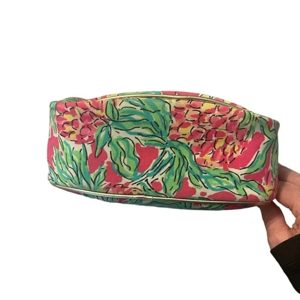 Lilly Pulitzer Pink Pineapple Makeup Bag - Picture 3 of 6